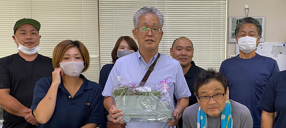 アイキャッチ辰巳運輸　野口顧問退任式①